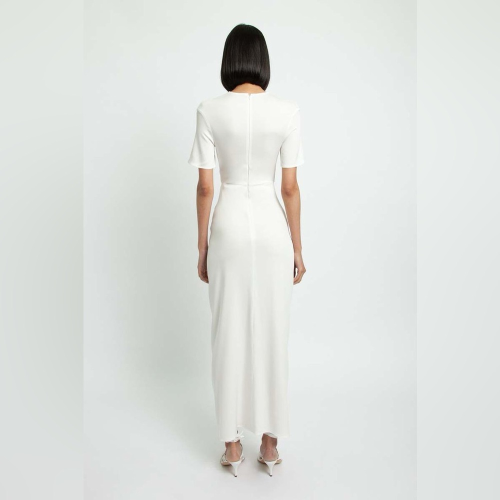 Christopher Esber Ruched Multi Panel Tee Dress Us… - image 5